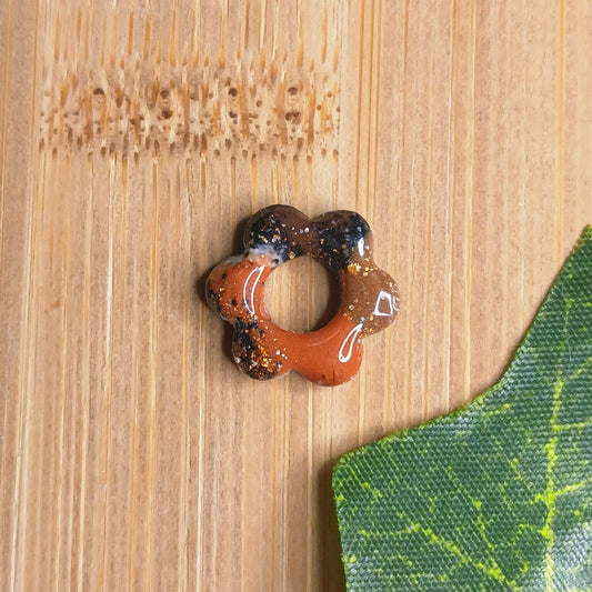 Mini-pampilles Petites Fleurs – Terracotta/Marron