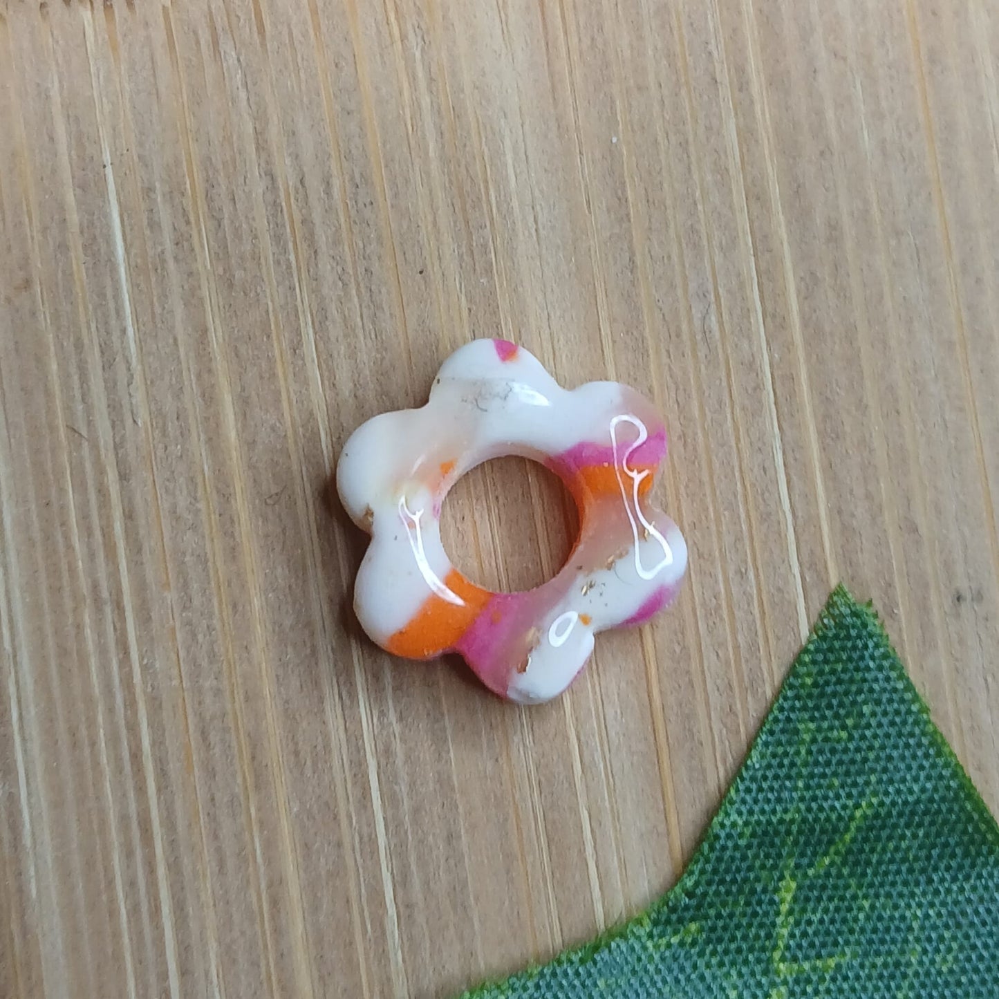 Mini-Pampilles Petites Fleurs – Rose / Orange / Blanc