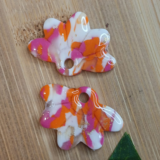 Pampilles Fleurs Organiques – Rose / Orange / Blanc