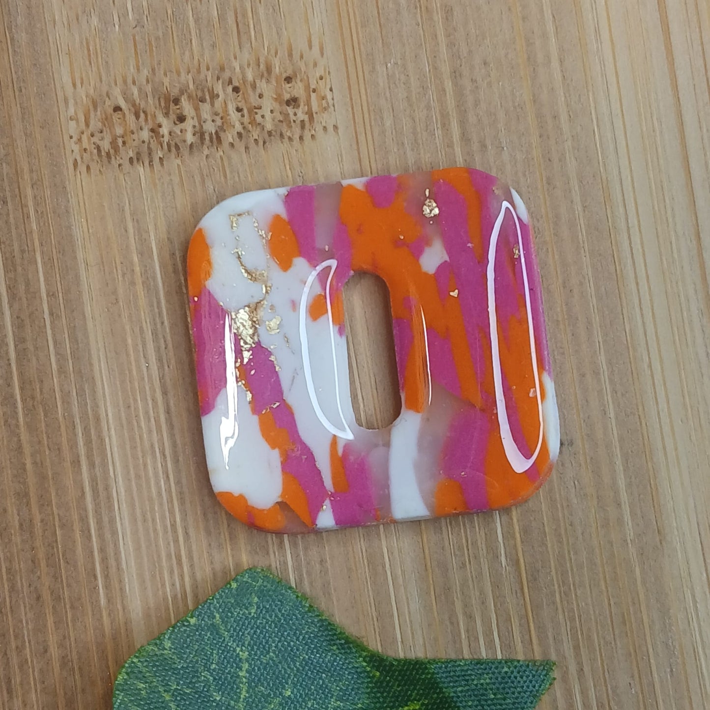 Pampilles Carré – Rose / Orange / Blanc