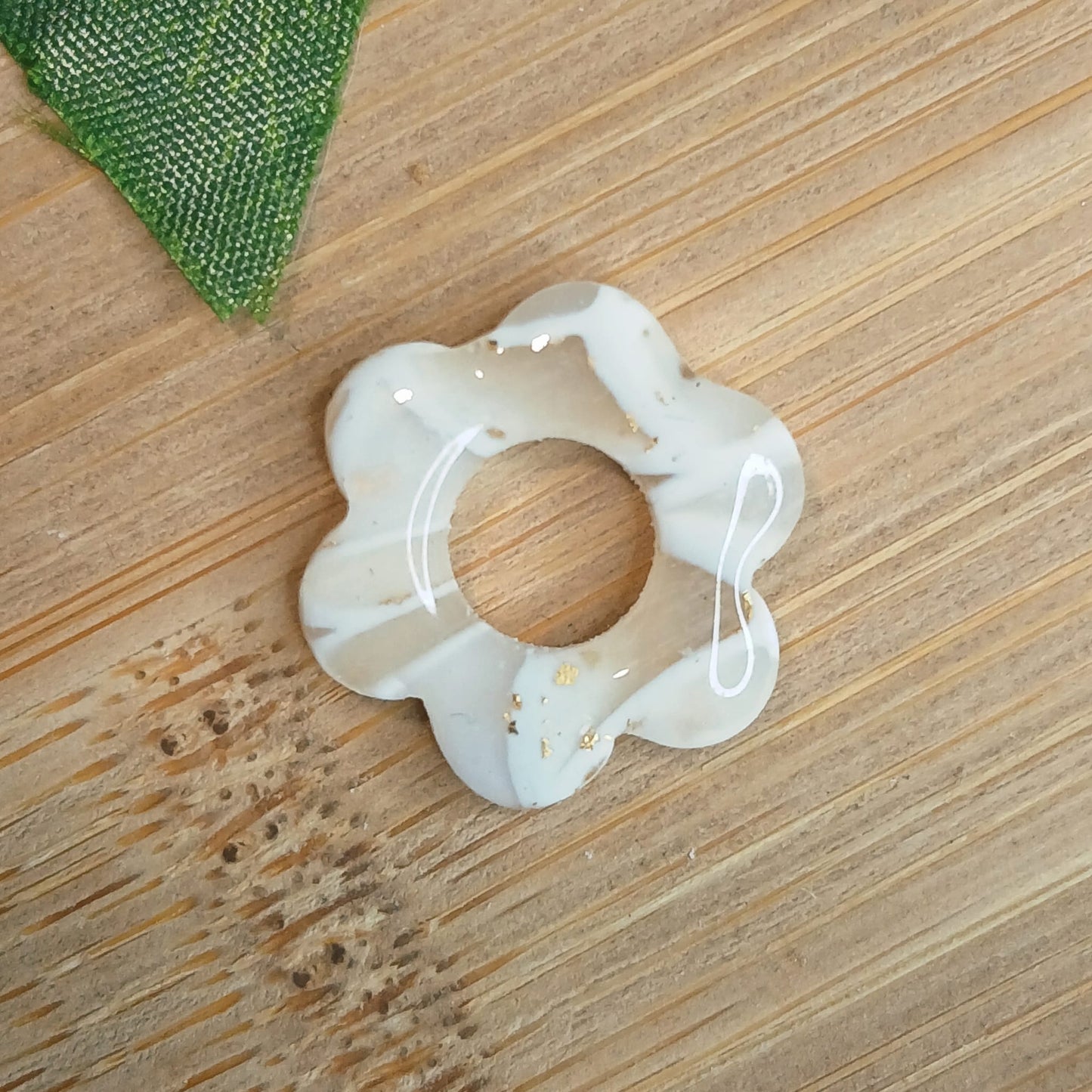 Pampilles Petites Fleurs – Beige translucide