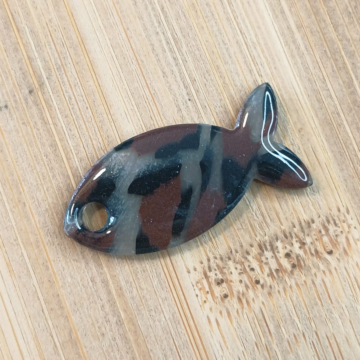 Pampilles Poisson – Translucide / Marron / Noir