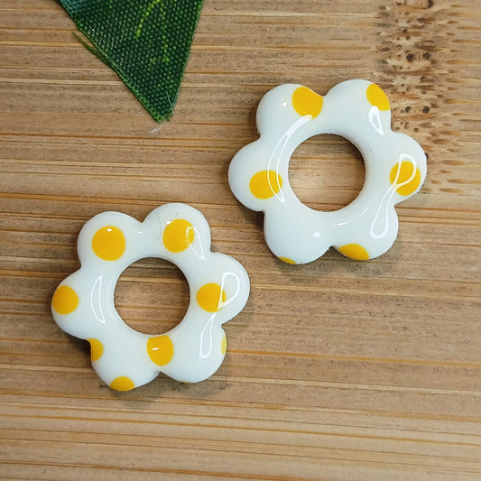Pampilles Petites Fleurs – Pois jaune
