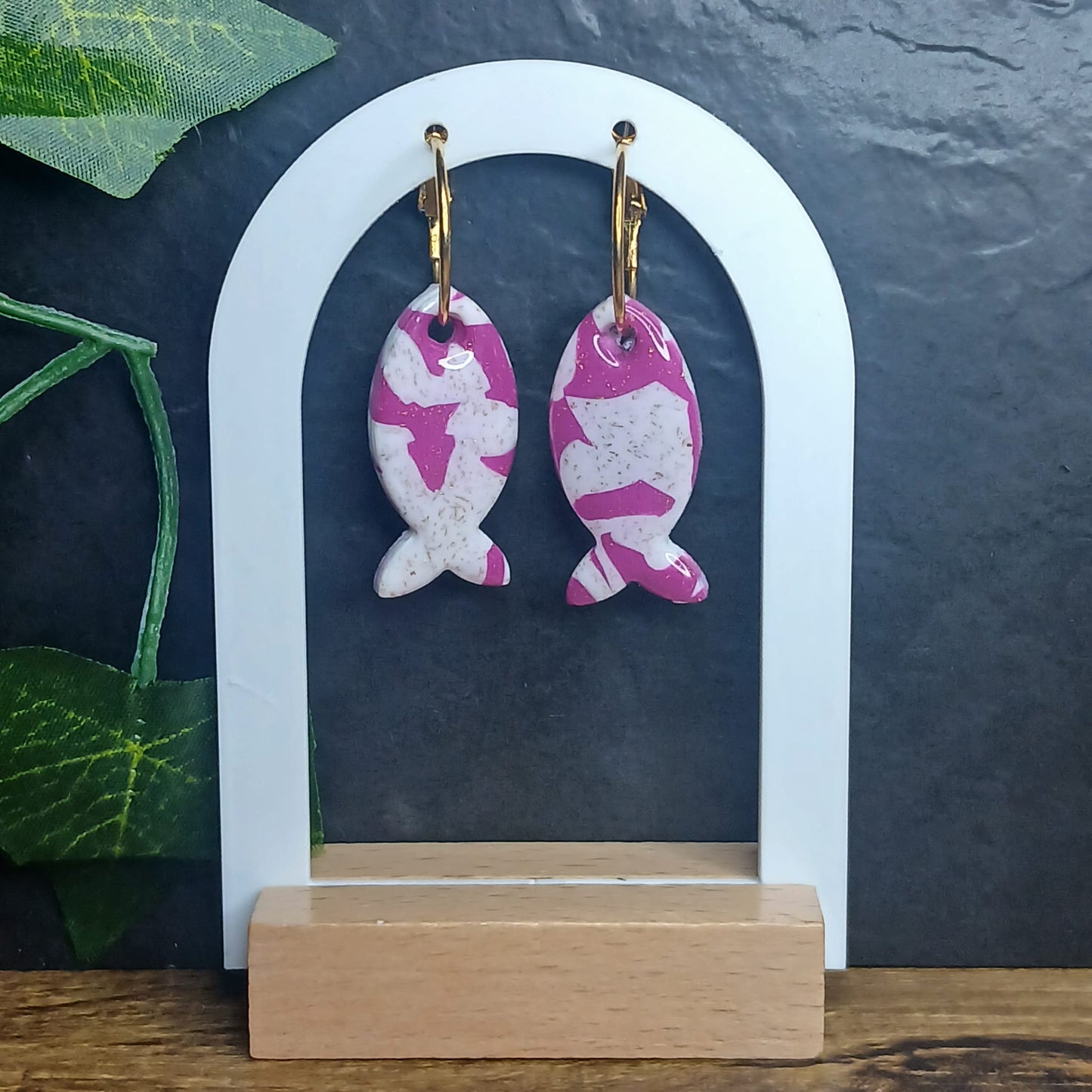 Pampilles poissons - Violette & Blanche