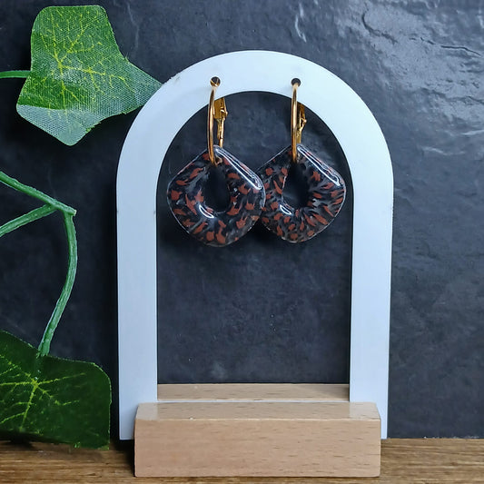 Pampilles gouttes  - Effet animal sombre