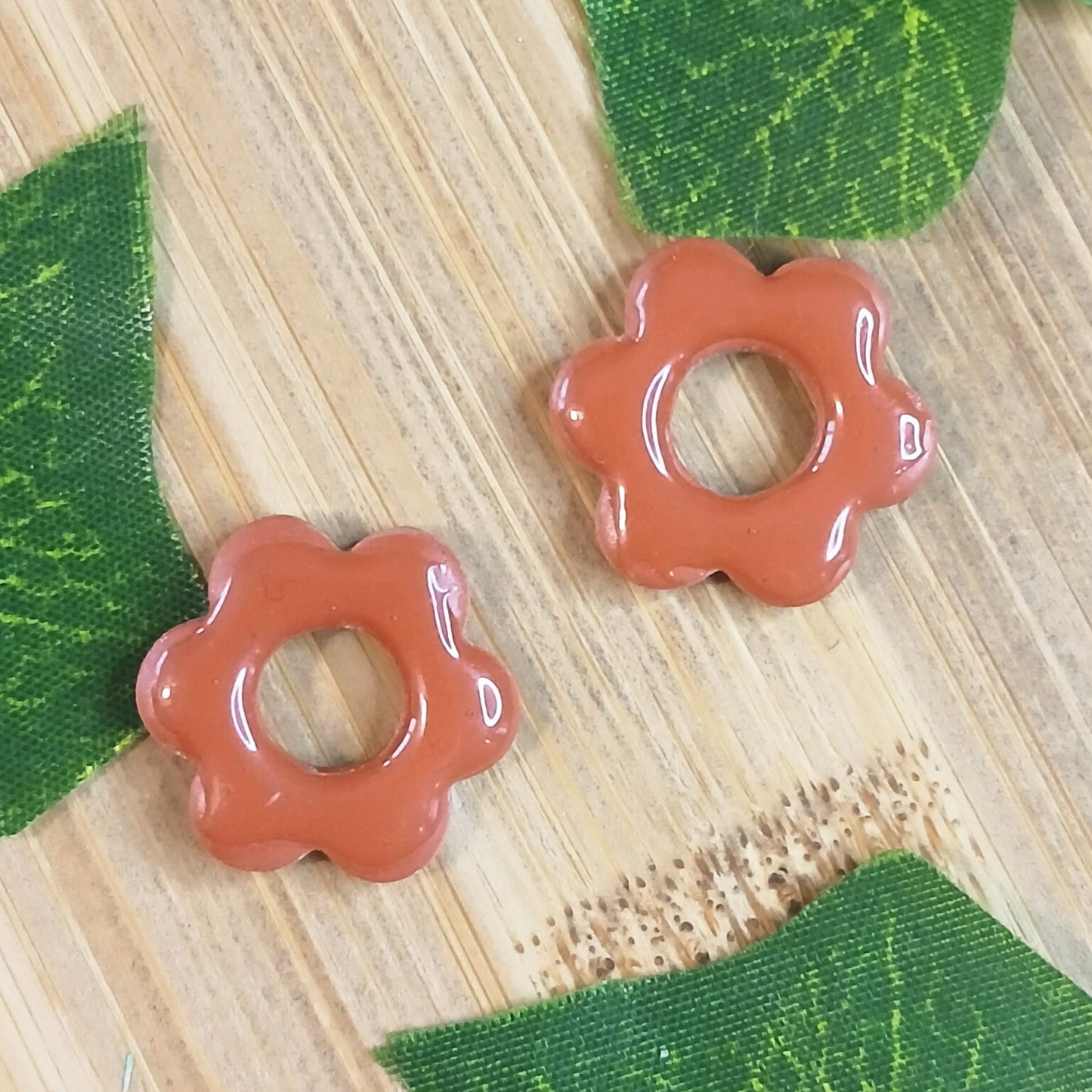 Pampilles petites fleurs  - Terracotta