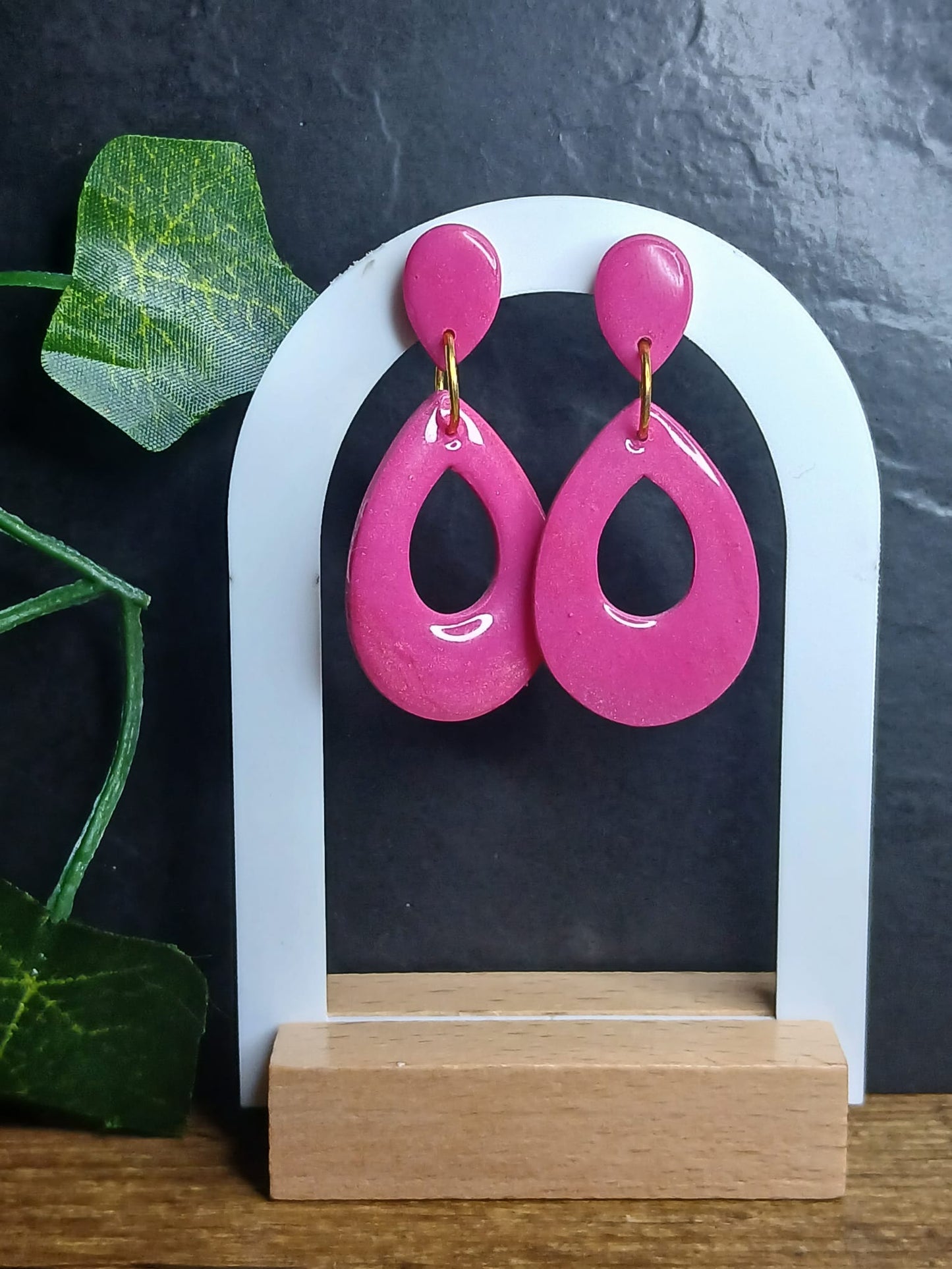 Boucles d'oreilles à puces - Rose