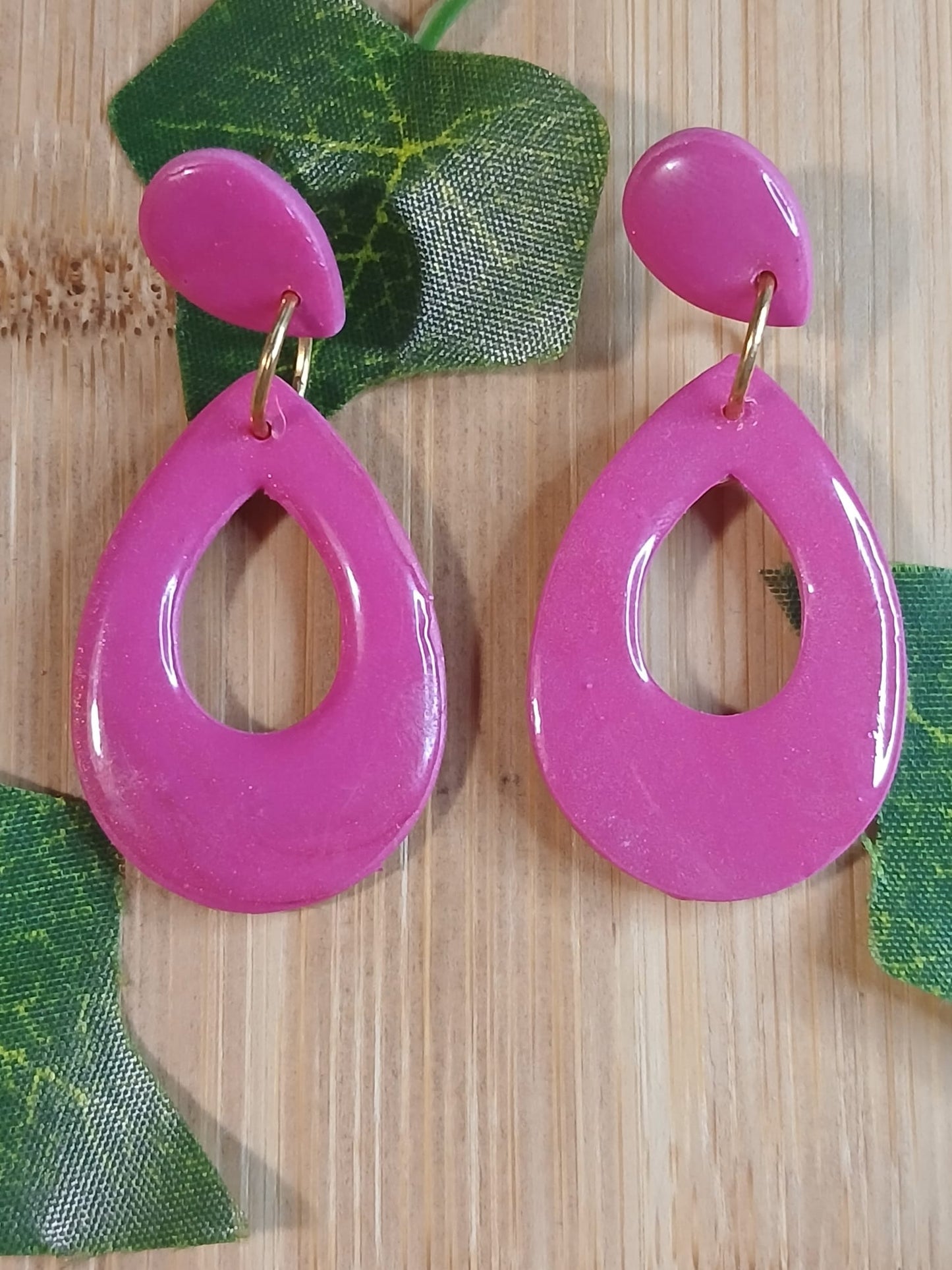 Boucles d'oreilles à puces - Rose