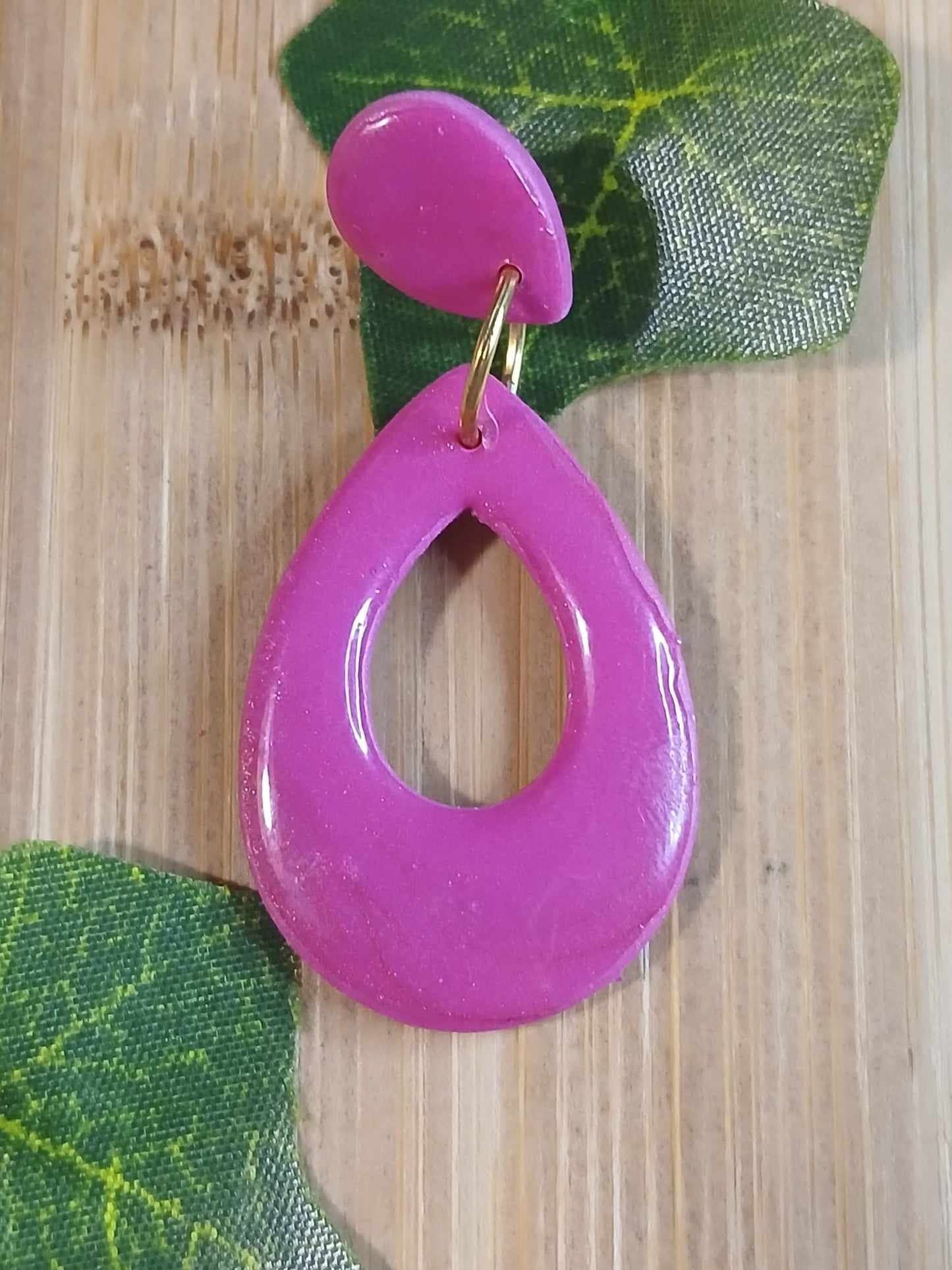 Boucles d'oreilles à puces - Rose