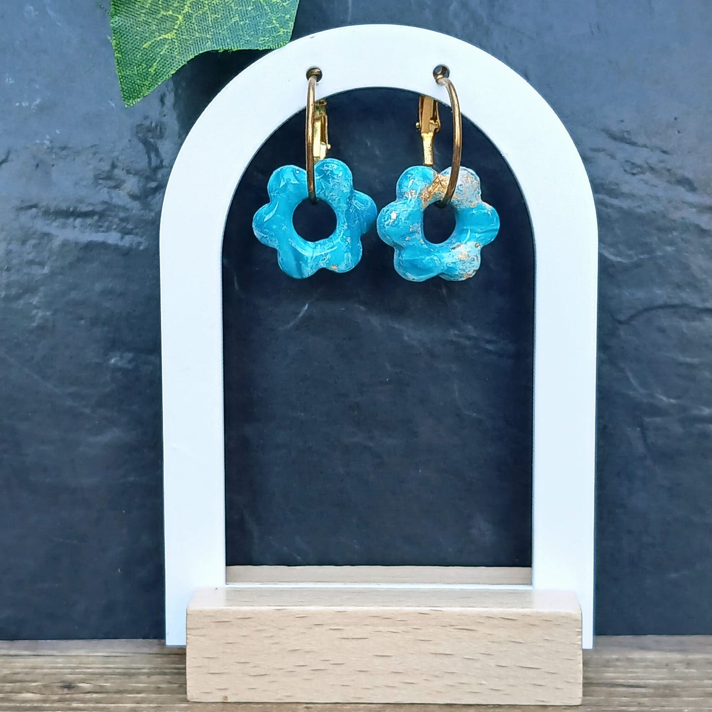 Pampilles Petites Fleurs – Bleu corail