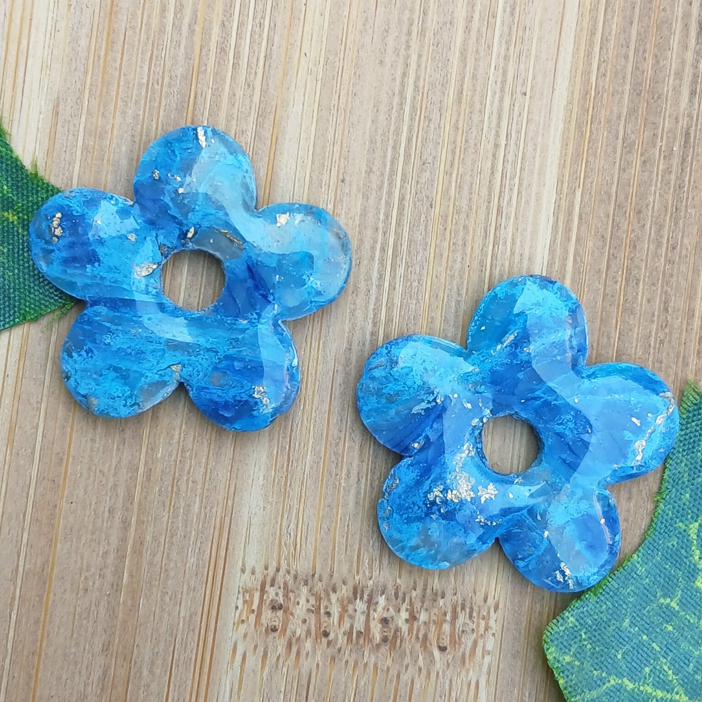 Pampilles Fleurs – Bleu océan