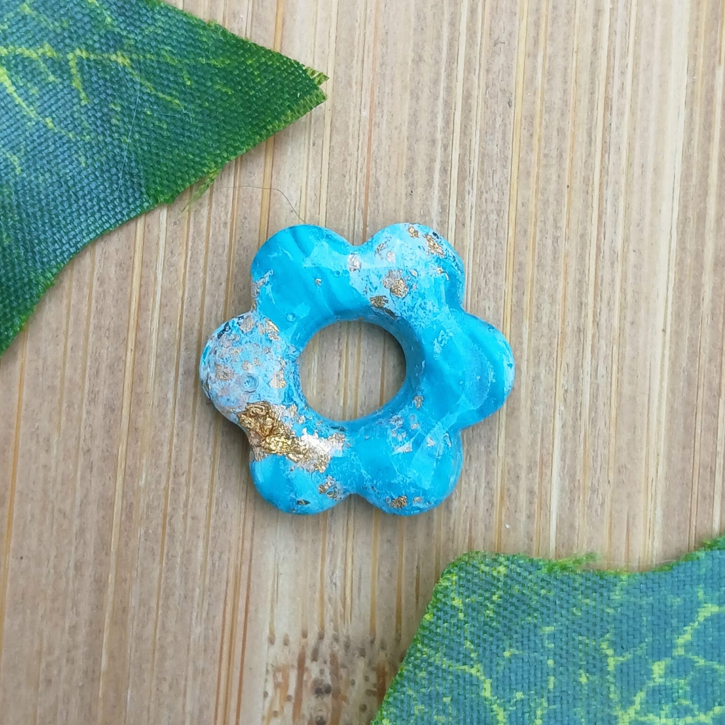 Pampilles Petites Fleurs – Bleu corail