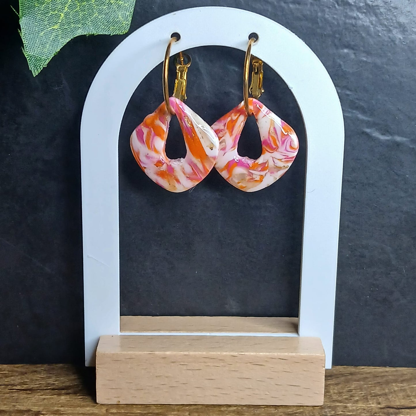 Pampilles Goutte – Rose / Orange / Blanc