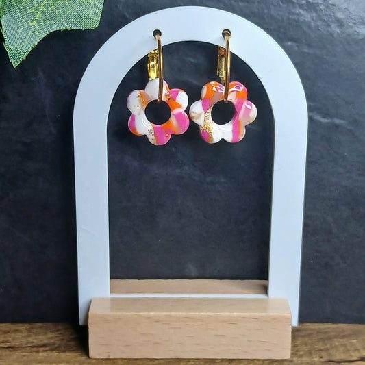 Pampilles Petites Fleurs – Rose / Orange / Blanc