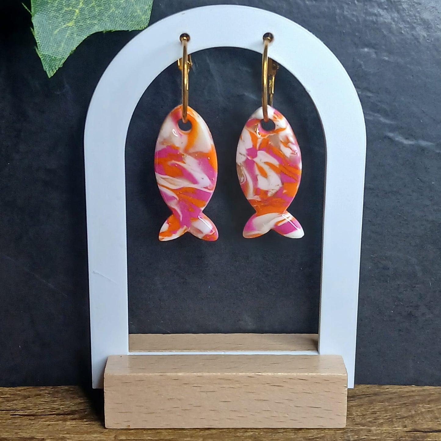 Pampilles Poisson – Rose / Orange / Blanc