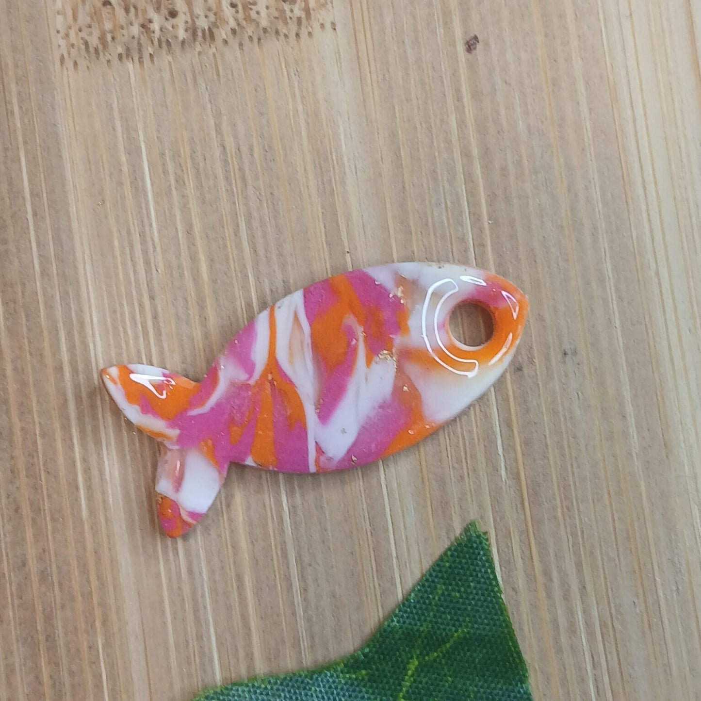 Pampilles Poisson – Rose / Orange / Blanc