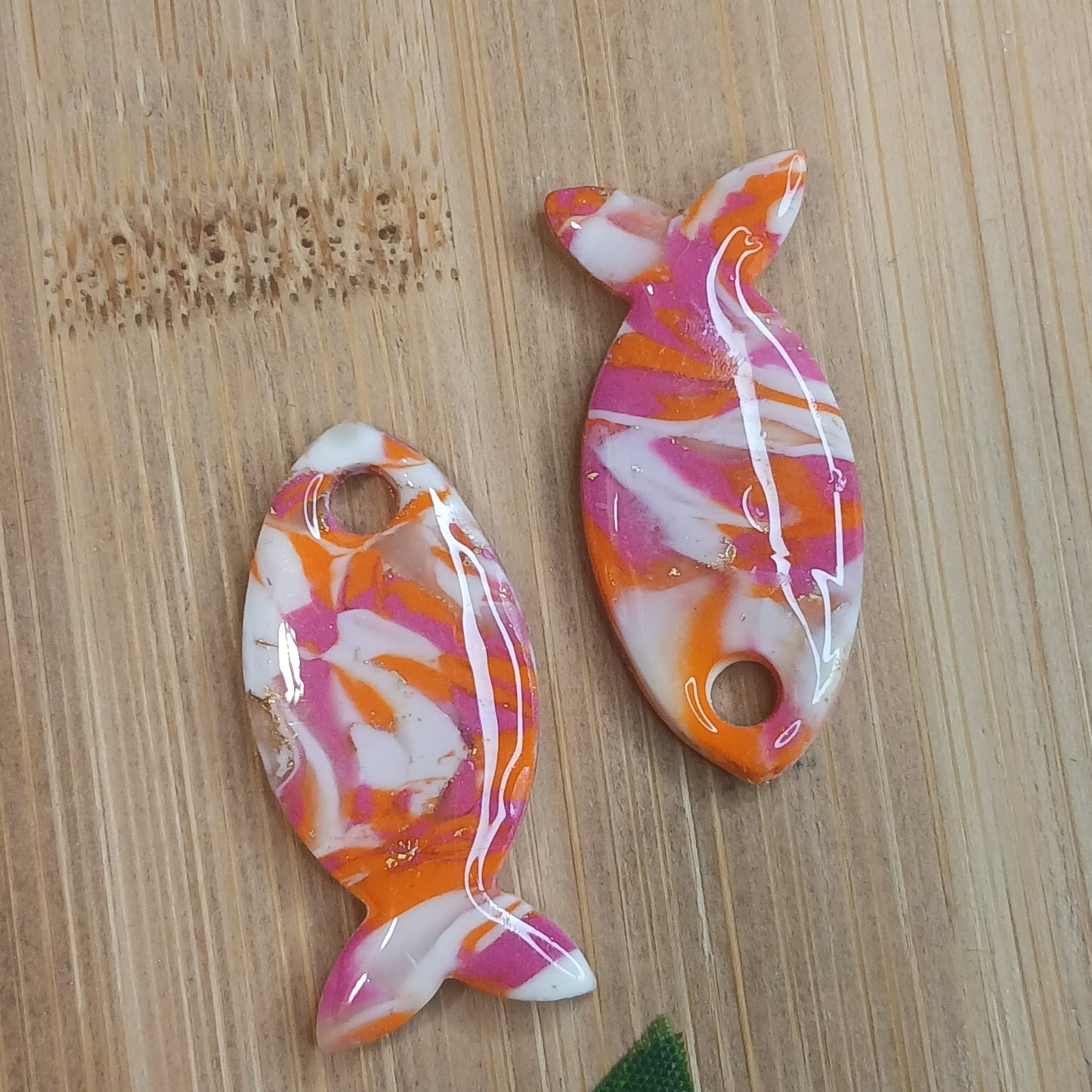 Pampilles Poisson – Rose / Orange / Blanc