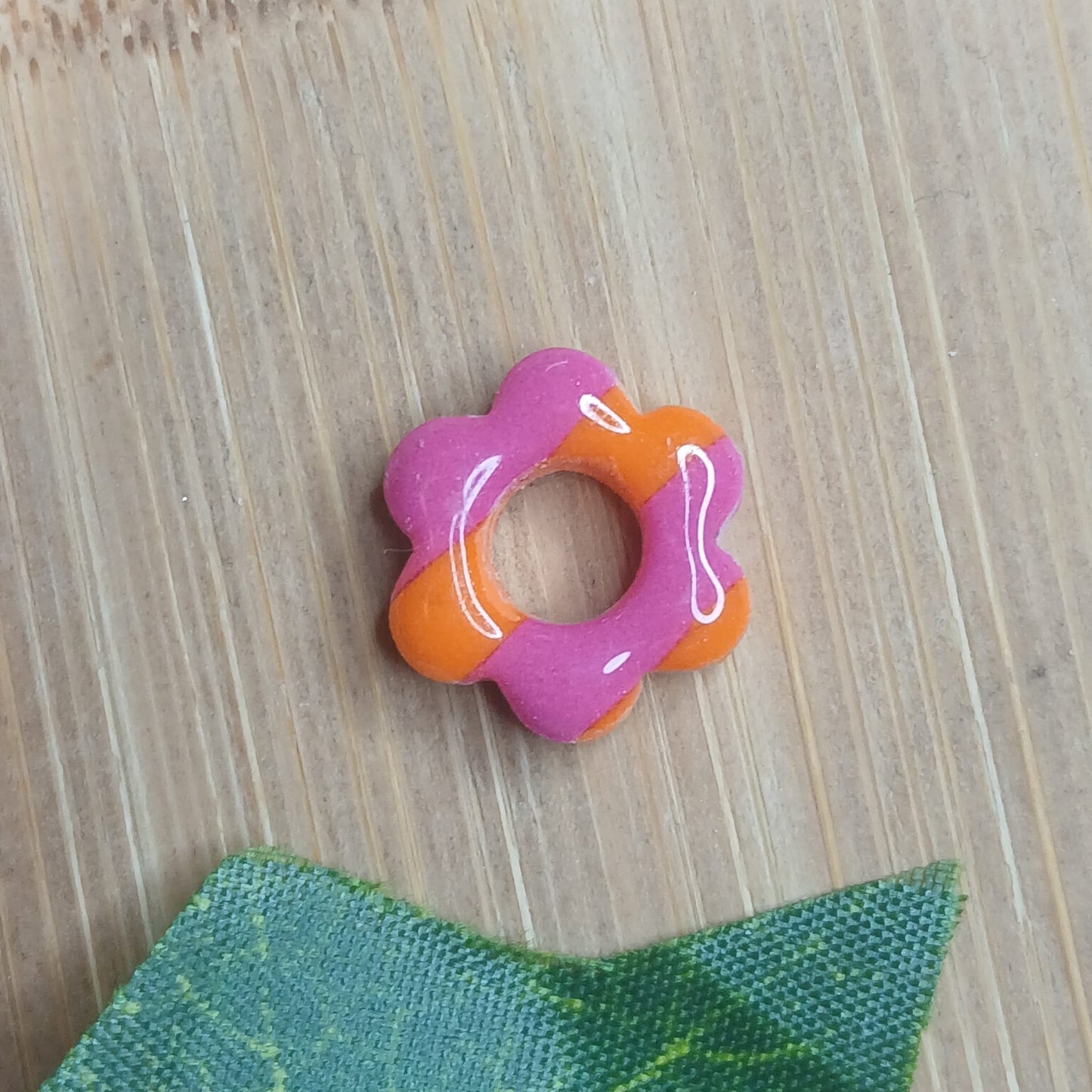 Mini-pampilles Petites Fleurs – Rose / Orange
