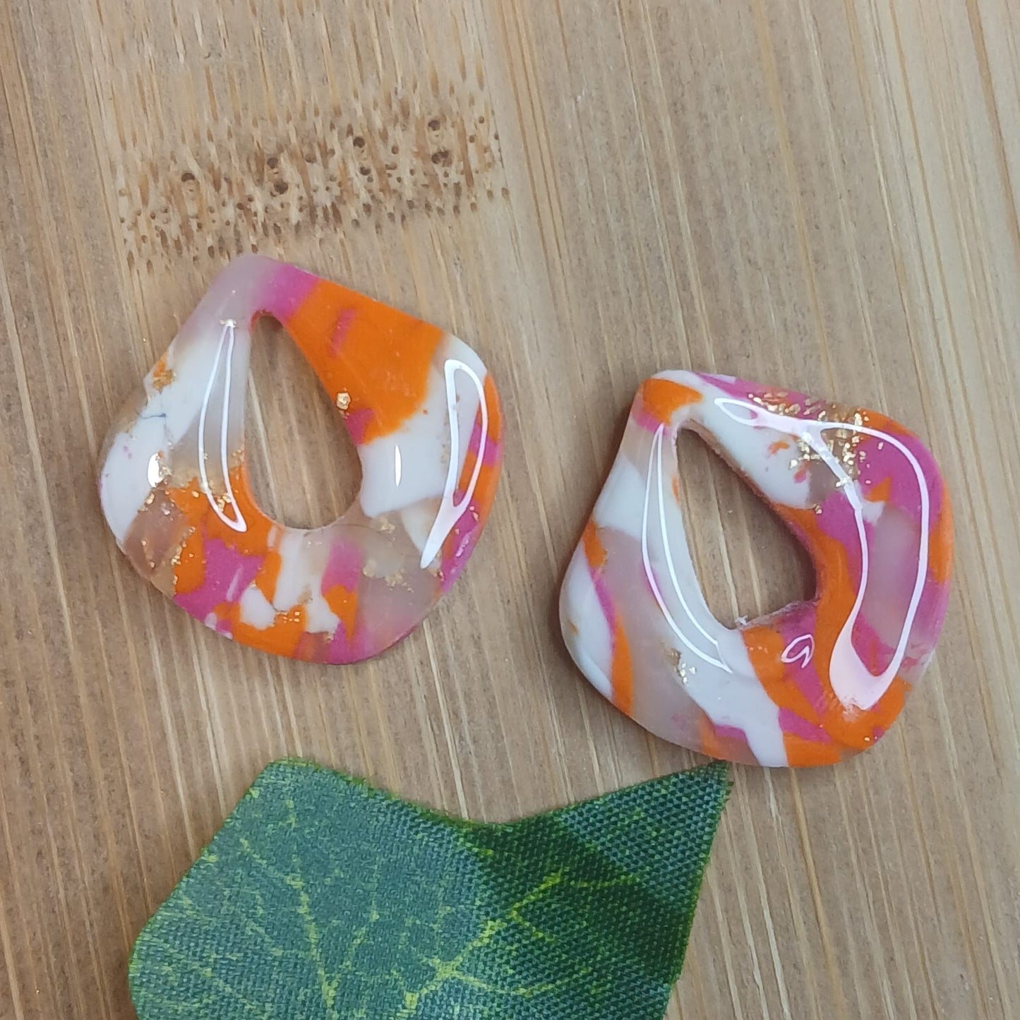 Pampilles Goutte – Rose / Orange / Blanc