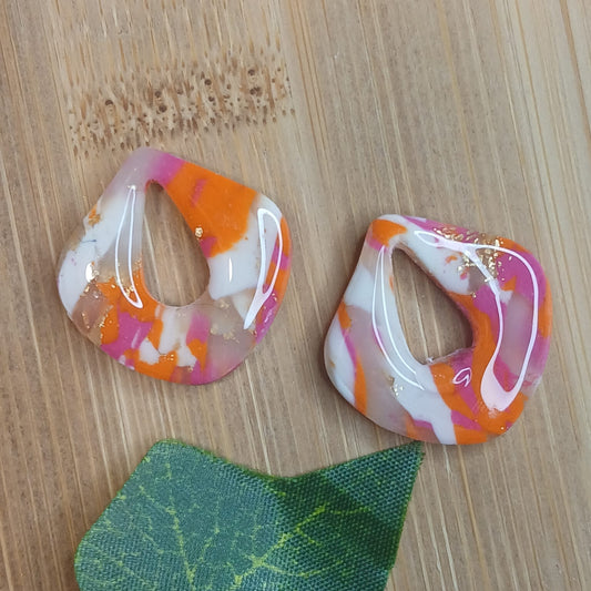 Pampilles Goutte – Rose / Orange / Blanc