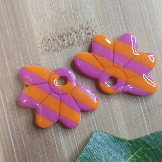 Pampilles Fleurs Organiques – Rose / Orange