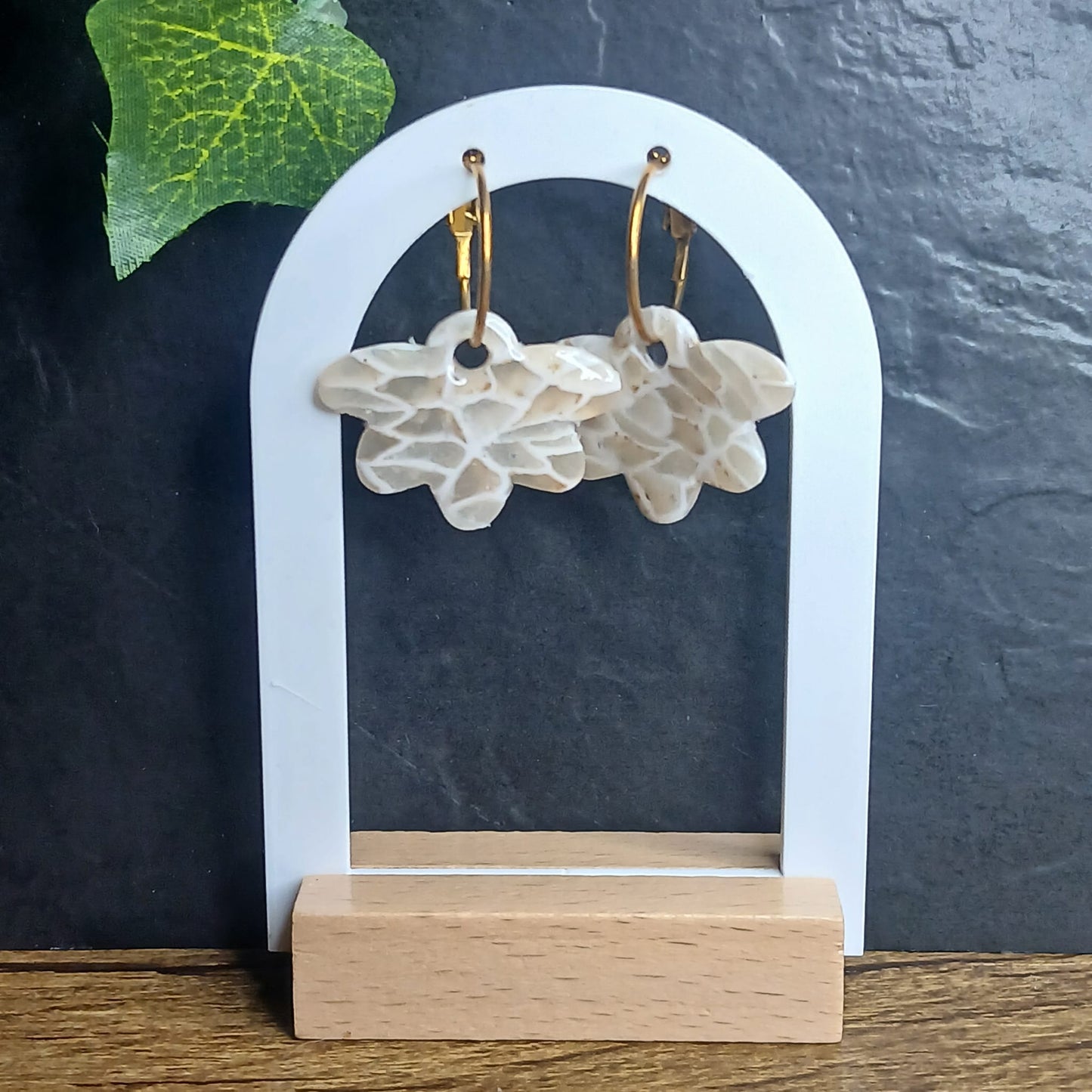 Pampilles Fleurs Organiques – Blanc translucide