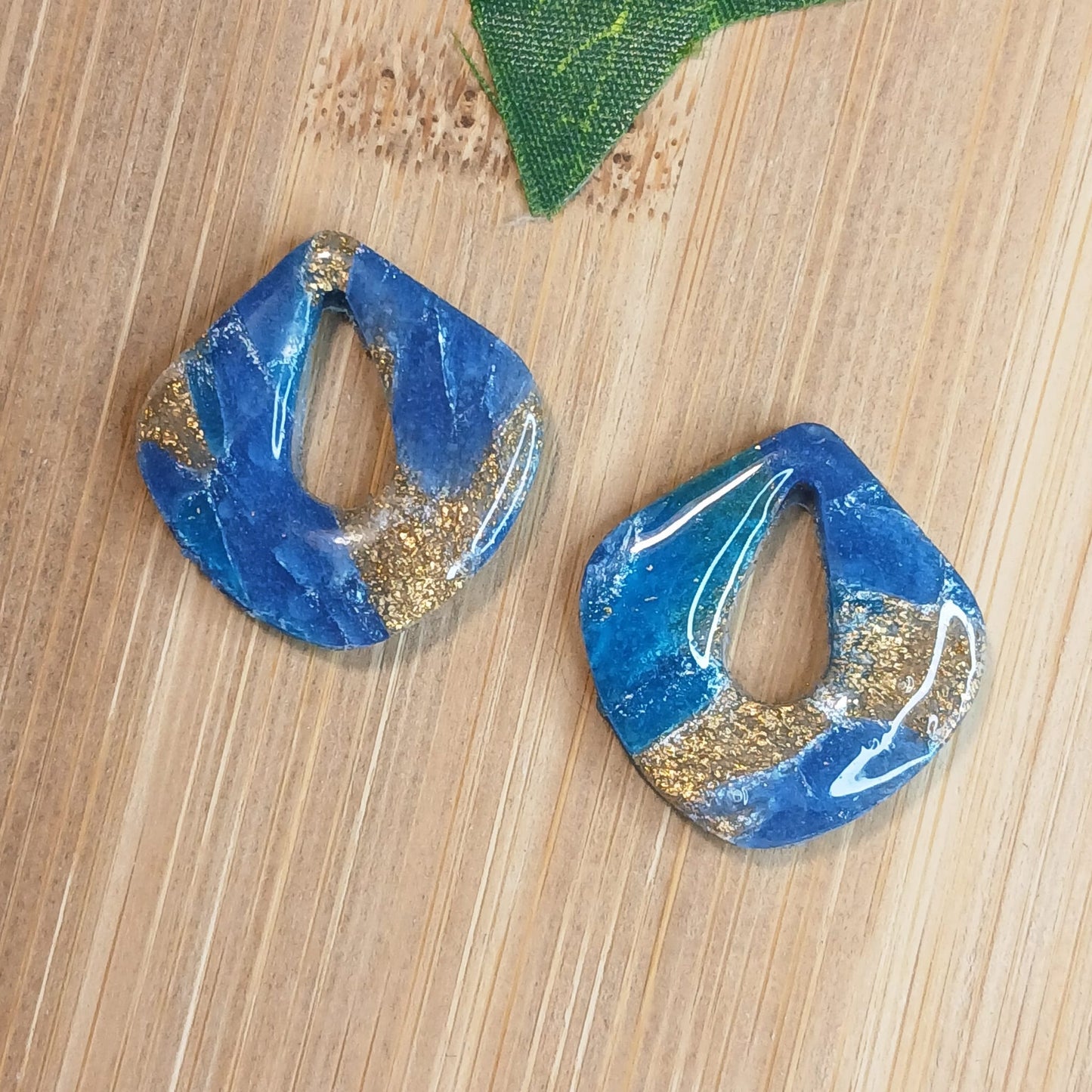 Pampilles Goutte – Bleu doré
