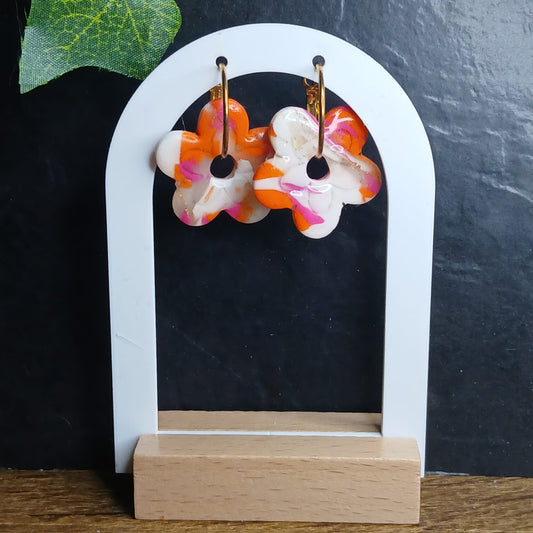Pampilles Fleurs – Rose / Orange / Blanc