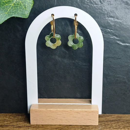 Mini-pampilles Petites Fleurs – Vert marron