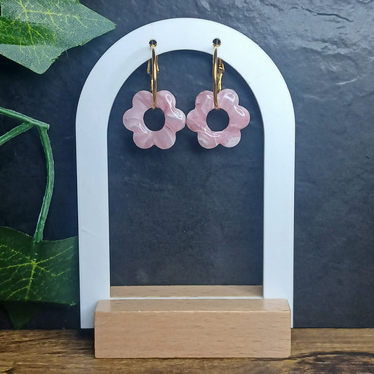 Pampilles petites fleurs  - Rose nude